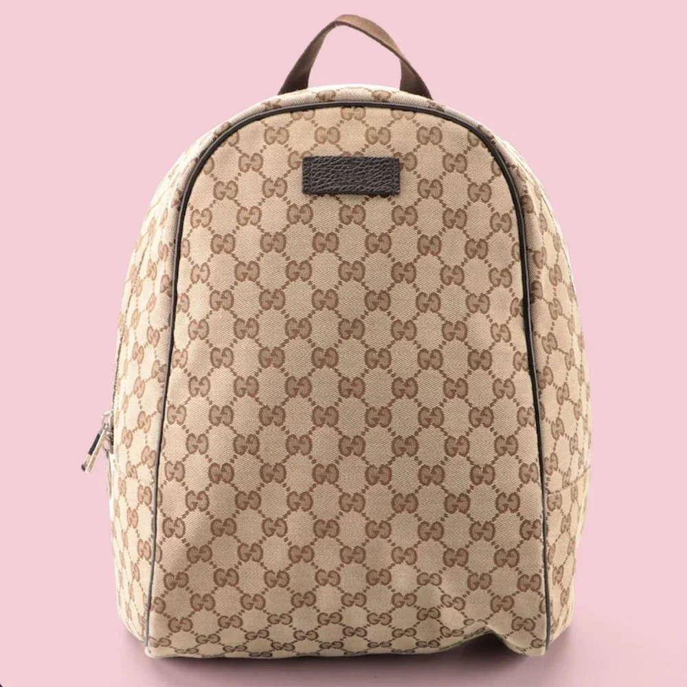 Gucci GG Monogram Canvas Travel Backpack - Picture 1 of 10